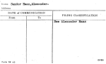 Sandor Haas, Alexander-