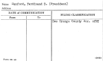 Sanford, Ferdinand D. (President)