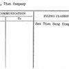 Sang, Tien Company