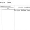 Saron, Ralph M. (Pres.)