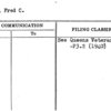 Sasse, Fred C.