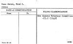 Sasse, Fred C.