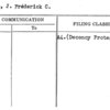 Sasse, J. Frederick C.
