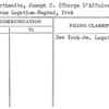 Satterthwaite, Joseph C. (Charge D'Affaires)