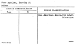 Sattler, Dorothy A.