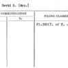 Saul, David E. (Mrs.)