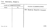 Sauliere, Frank R.