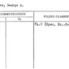 Saunders, George A.
