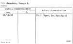 Saunders, George A.