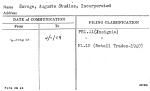 Savage, Augusta Studios, Incorporated