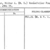 Sawyer, Wilbur A. (M.D.) Rockefeller Foundation