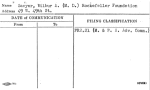 Sawyer, Wilbur A. (M.D.) Rockefeller Foundation