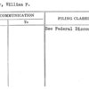 Sawyer, William F.