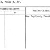 Sayford, Frank M. Jr.