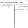 Schaffner, Claude Advertising Agency