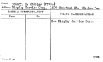 Schary, S. Stanley (Pres.)