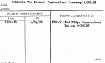 Schedule for Federal Cornerstone Ceremony 6/30/38