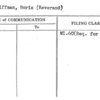 Schiffman, Boris (Reverand)