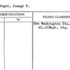 Schlesinger, Joseph T.