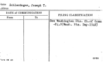 Schlesinger, Joseph T.