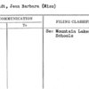 Schmidt, Jean Barbara (Miss)