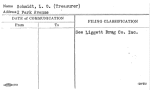 Schmidt, L.O. (Treasurer)