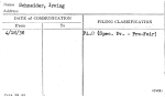 Schneider, Irving