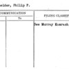 Schneider, Philip F.