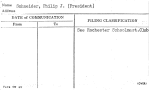 Schneider, Philip J. (President)