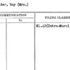 Schneider, Ray (Mrs.)