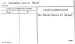 Schneider, Rose G. (Miss)
