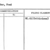 Schnoeder, Fred