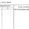 Schnur, Clara (Miss)
