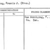 Schilling, Francis J. (Pres.)