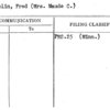 Schilplin, Fred (Mrs. Maude C.)
