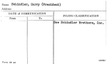 Schindler, Harry (President)