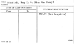 Schofield, Mary L.E. (Mrs. Wm. Henry)