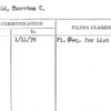 Schofield, Thornton C.