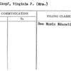 Schollkopf, Virginia P. (Mrs.)