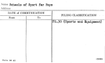 School of Sport for Boys