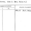 Schoonhoven, John J. (Mrs. Helen B.)