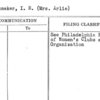 Schoonmaker, I.R. (Mrs. Arlie)