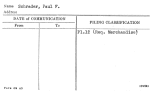 Schrader, Paul F.