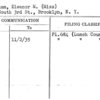 Schramm, Eleanor M. (Miss)