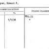 Schreyer, Edward P.