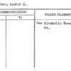 Schrieber, Lester H.
