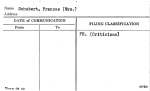 Schubert, Frances (Mrs.)