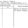Schultz, Frank A. (Secy.)