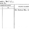 Schumaker, (Mr.) E.L.