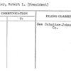 Schutter, Robert L. (President)